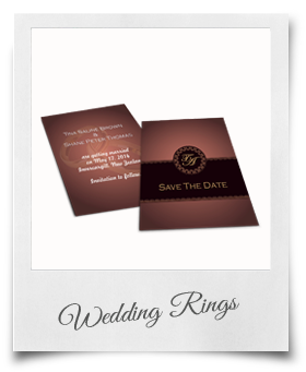 Wedding Rings - Save The Date